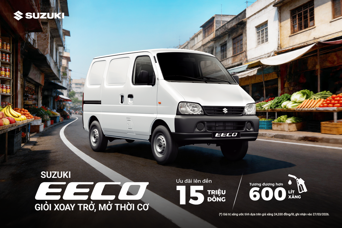 Khuyến mãi xe Suzuki Eeco tháng 5