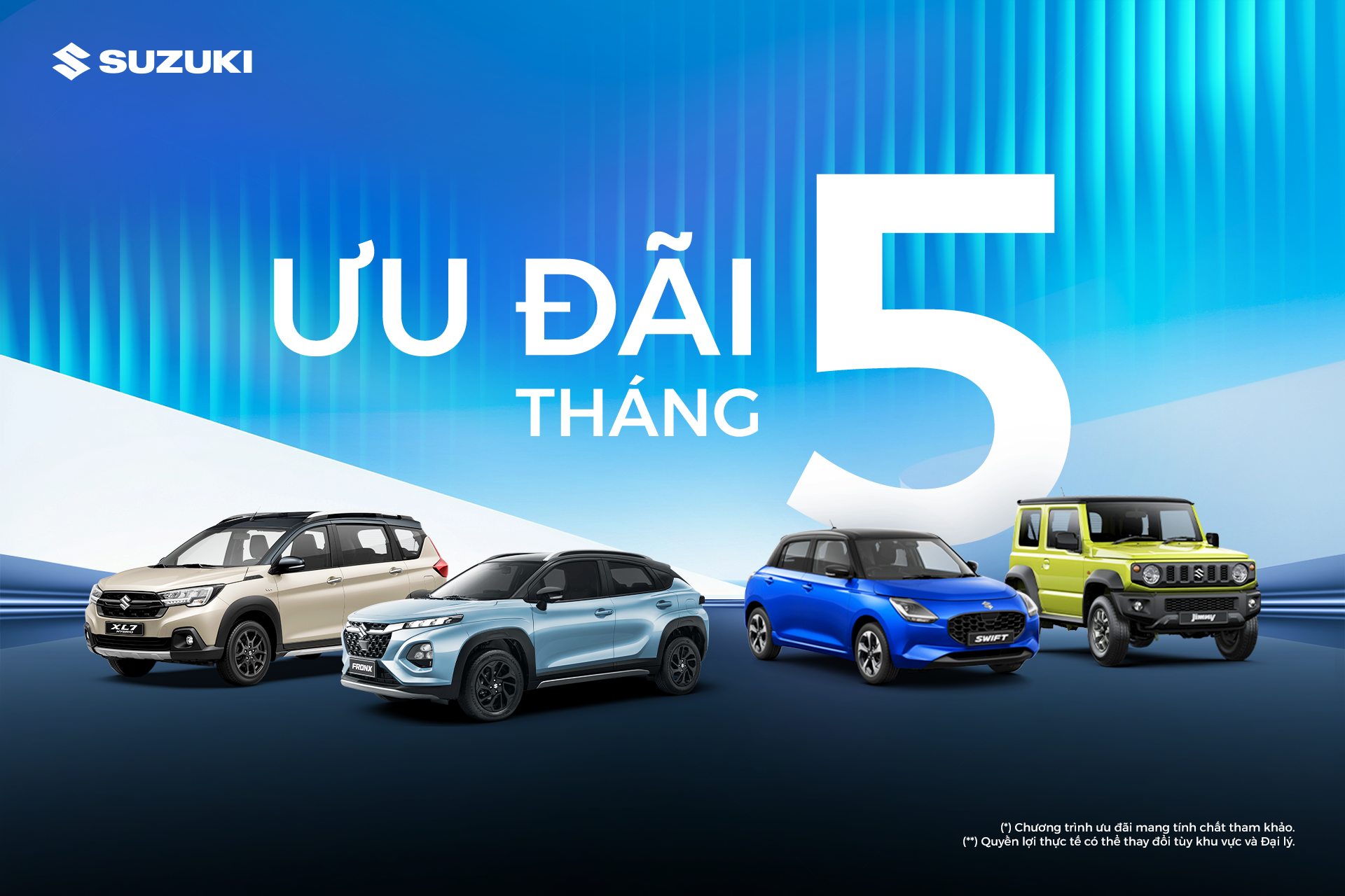 Khuyến mãi xe Suzuki tháng 5