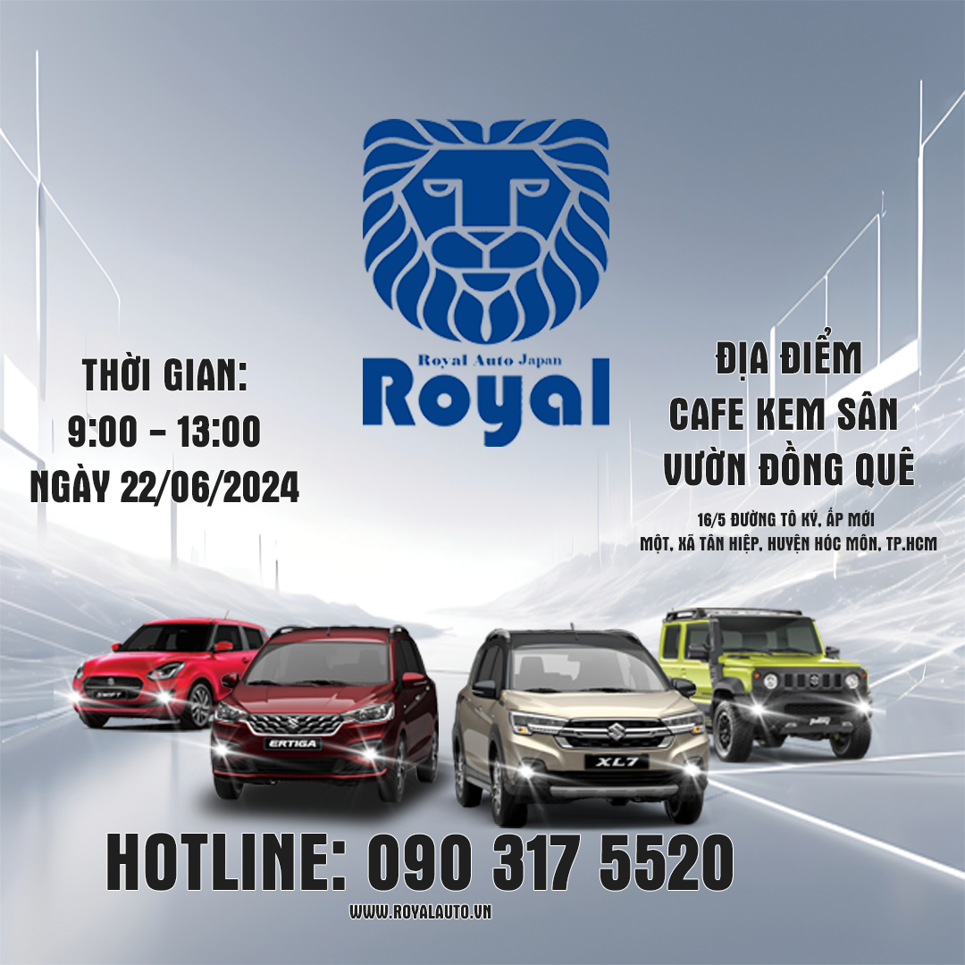 ROYAL AUTO JAPAN – SỰ KIỆN LÁI THỬ NGÀY 22/06/2024