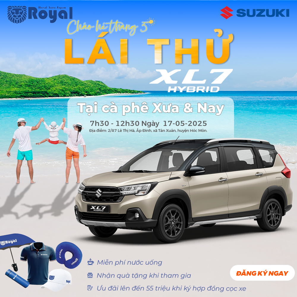 Sự Kiện Test Drive Suzuki 2025 – Trải Nghiệm Thực Tế, Lái Xe Cùng Gia Đình