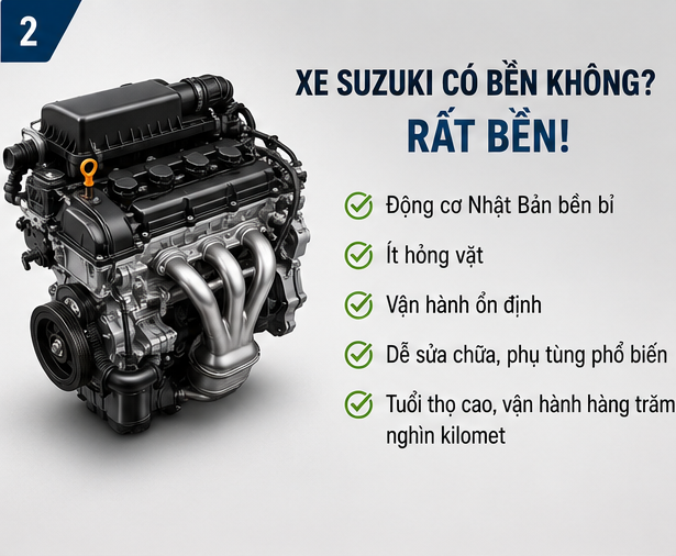 Có nên mua xe Suzuki trong năm 2026 không?