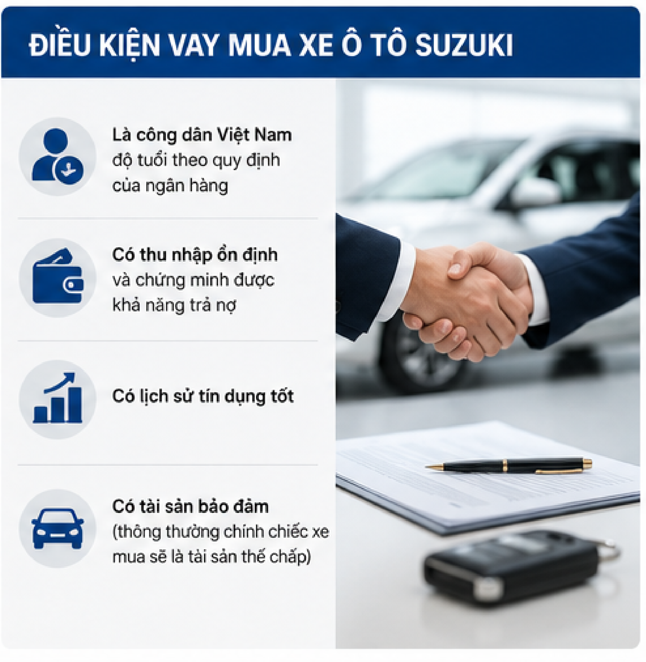 Mua Suzuki trả góp cần bao nhiêu tiền?