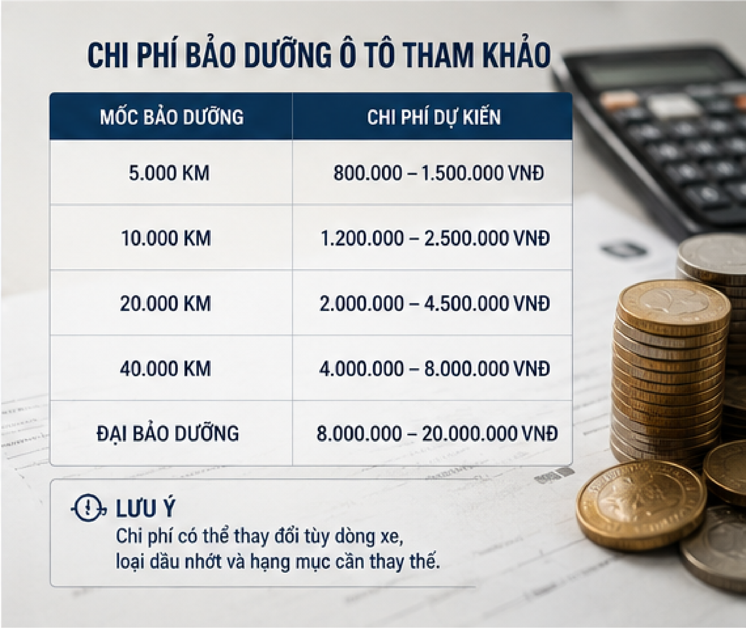 Bao lâu nên bảo dưỡng ô tô một lần?